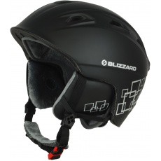 helma BLIZZARD Demon ski helmet, black matt/silver squares helma BLIZZARD Demon ski helmet, black matt/silver squares