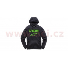 mikina RIDE 2.0 FLEECE, ALPINESTARS (černá/zelená) mikina RIDE 2.0 FLEECE, ALPINESTARS (černá/zelená)