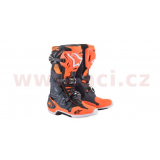 boty TECH 10 2022, ALPINESTARS (šedá/oranžová fluo) boty TECH 10 2022, ALPINESTARS (šedá/oranžová fluo)