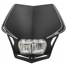 UNI přední maska včetně světla V-Face FULL LED, RTECH (černá)