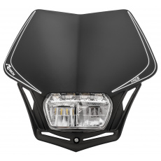 UNI přední maska včetně světla V-Face FULL LED, RTECH (černá) UNI přední maska včetně světla V-Face FULL LED, RTECH (černá)