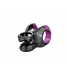 Plus 35 Stem | 40mm Length | 0 Rise | Black with Eggplant Clamps