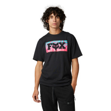Pánské triko Fox Nuklr Ss Prem Tee Black Pánské triko Fox Nuklr Ss Prem Tee Black