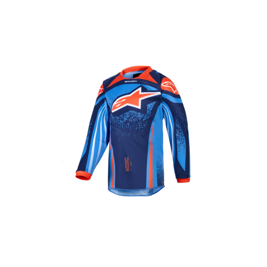 dres RACER NOMUR KIDS, ALPINESTARS, dětské (tmavě modrá/oranžová/černá) 2026