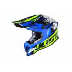 Moto přilba JUST1 J12 DOMINATOR žlutá neon/modrá Moto přilba JUST1 J12 DOMINATOR žlutá neon/modrá