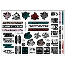 Dartmoor Sticker sheet A3 Dartmoor V3 - aršík samolepek Dartmoor Sticker sheet A3 Dartmoor V3 - aršík samolepek