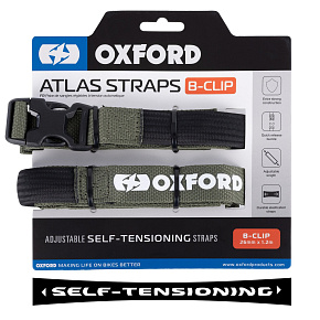 zavazadlové popruhy Atlas B-Clip, 2 ks, OXFORD (zelená, 26mm x 1,2m) zavazadlové popruhy Atlas B-Clip, 2 ks, OXFORD (zelená, 26mm x 1,2m)