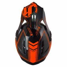 Kšilt JUST1 J12 CARBON fluo oranžový Kšilt JUST1 J12 CARBON fluo oranžový