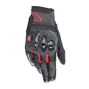 rukavice MORPH SPORT, ALPINESTARS (černá/červená fluo/tmavě šedá)