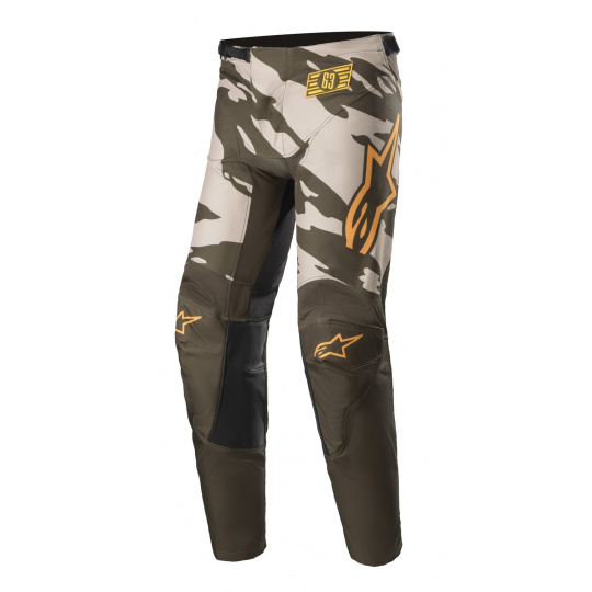 kalhoty RACER TACTICAL, ALPINESTARS, dětské (zelená/písková maskáčová/mandarinka)