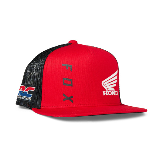 Dětská kšiltovka Fox Youth Fox X Honda Snapback Hat  Flame Red