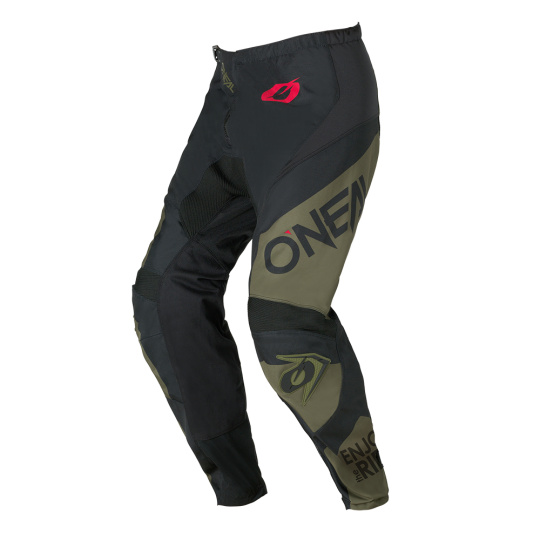 O´Neal kalhoty ELEMENT RACEWEAR černá/olivová