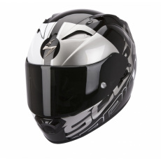 Moto přilba SCORPION EXO-1200 AIR QUARTERBACK černo/bílo/stříbrná Moto přilba SCORPION EXO-1200 AIR QUARTERBACK černo/bílo/stříbrná