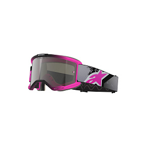 brýle VISION 5 LAHND, ALPINESTARS (růžová fluo/šedá/černá/bílá, zrcadlové stříbrné plexi) brýle VISION 5 LAHND, ALPINESTARS (růžová fluo/šedá/černá/bílá, zrcadlové stříbrné plexi)