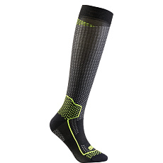 SIXS LONG V3 podkolenky černá/žlutá