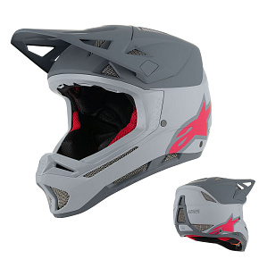 Alpinestars Missile TECH Racer MIPS helma Light Gray Dark Gray Alpinestars Missile TECH Racer MIPS helma Light Gray Dark Gray