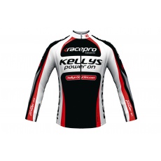KELLYS Dres PRO Team dlouhý rukáv red - XS KELLYS Dres PRO Team dlouhý rukáv red - XS