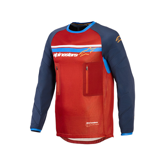 dres MAXDURA DUAL, ALPINESTARS (oranžová/tmavě modrá) 2026