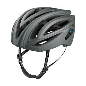 cyklo přilba s headsetem R2, SENA (matná šedá) cyklo přilba s headsetem R2, SENA (matná šedá)