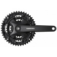 kliky SHIMANO FC-MT101-L 170mm 40-30-22, černé, s krytem, 9 speed, pro osu čtyřhran