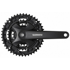 kliky SHIMANO FC-MT101-L 170mm 40-30-22, černé, s krytem, 9 speed, pro osu čtyřhran kliky SHIMANO FC-MT101-L 170mm 40-30-22, černé, s krytem, 9 speed, pro osu čtyřhran