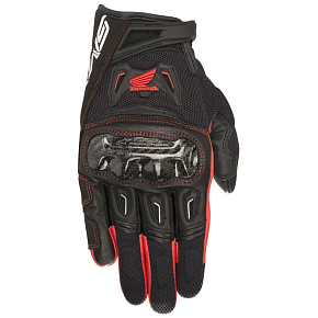 rukavice SMX-2 AIR CARBON HONDA kolekce, ALPINESTARS (černá/červená) 2027 rukavice SMX-2 AIR CARBON HONDA kolekce, ALPINESTARS (černá/červená) 2027