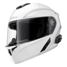 Bluetooth přilba s headsetem Outrush R, SENA (lesklá bílá)