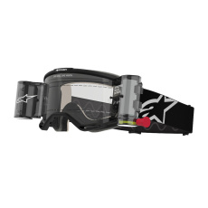 brýle VISION 5 CORP ROLL-OFF WIDE VISION, ALPINESTARS (černá, čiré plexi a roll-off systém) 2025 brýle VISION 5 CORP ROLL-OFF WIDE VISION, ALPINESTARS (černá, čiré plexi a roll-off systém) 2025
