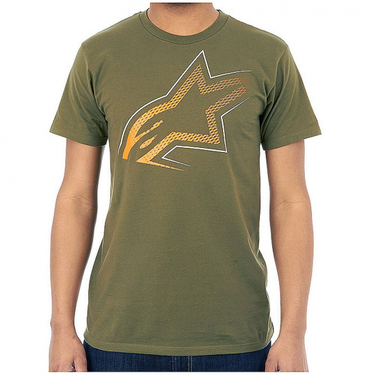 Alpinestars tričko Highmark Military Green - vel. M