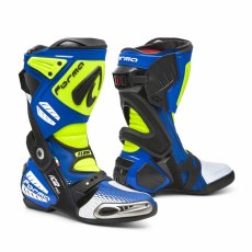 Moto boty FORMA ICE PRO FLOW replica ANDREA LOCATELLI tmavě modro/fluo žluté