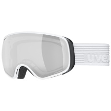 lyžařské brýle UVEX SCRIBBLE FM SPHERE white DL/FM silver-clear (S2) (1030) (S5505821030)