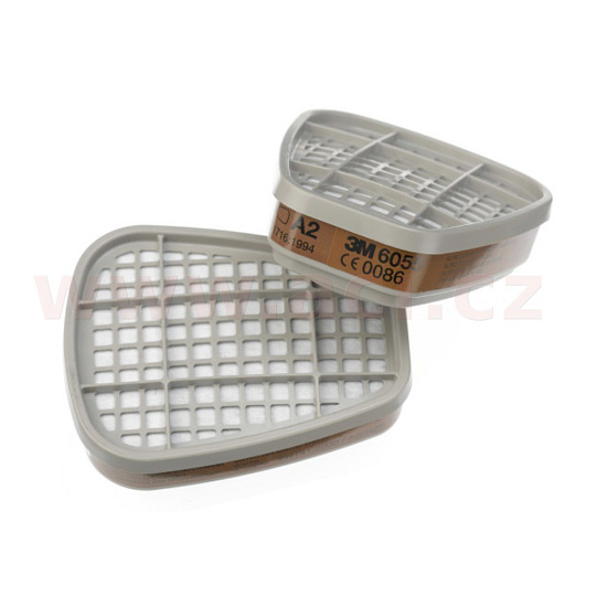 3M™ Filtr proti plynům a výparům 6055, balení 2ks, úroveň ochrany A2
