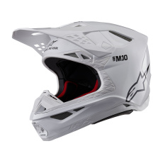přilba SUPERTECH S-M10 SOLID, ALPINESTARS (bílá) 2025 přilba SUPERTECH S-M10 SOLID, ALPINESTARS (bílá) 2025