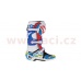 sada polepů pro boty TECH 10 model 2014 až 2018, ALPINESTARS (modrá/světle modrá/žlutá)