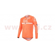 dres SUPERTECH 2020, ALPINESTARS (oranžová fluo/bílá/modrá) dres SUPERTECH 2020, ALPINESTARS (oranžová fluo/bílá/modrá)