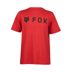 Dětské triko Fox Yth Absolute Ss Tee  Flame Red