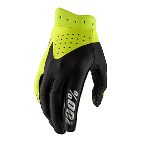 rukavice ITRACK, 100% - USA (černá/fluo žlutá) rukavice ITRACK, 100% - USA (černá/fluo žlutá)