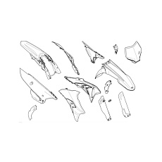 Sada plastů Ducati V21J 6992A261A