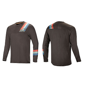 Alpinestars ALPS 4.0 L/S dres - Melange/Dark Gray/Teal Red Alpinestars ALPS 4.0 L/S dres - Melange/Dark Gray/Teal Red