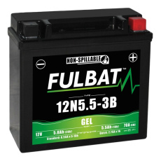 baterie 12V, 12N5.5-3B GEL, 12V, 5.5Ah, 70A, bezúdržbová GEL technologie 135x60x130 FULBAT (aktivovaná ve výrobě) baterie 12V, 12N5.5-3B GEL, 12V, 5.5Ah, 70A, bezúdržbová GEL technologie 135x60x130 FULBAT (aktivovaná ve výrobě)