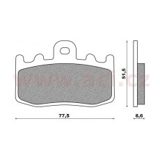 brzdové destičky (směs ROAD TOURING SINTERED) NEWFREN (2 ks v balení) brzdové destičky (směs ROAD TOURING SINTERED) NEWFREN (2 ks v balení)