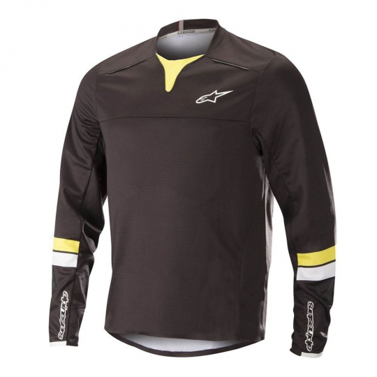 Alpinestars Drop PRO L/S Jersey dres Black Acid Yellow