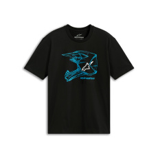 triko MX HELMET CSF, ALPINESTARS (černá/modrá) triko MX HELMET CSF, ALPINESTARS (černá/modrá)