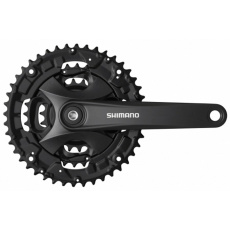 kliky SHIMANO FC-MT100-L 175mm 40-30-22, černé, bez krytu, 9 speed, pro osu čtyřhran kliky SHIMANO FC-MT100-L 175mm 40-30-22, černé, bez krytu, 9 speed, pro osu čtyřhran