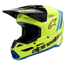 přilba S-M3 RADIUM, ALPINESTARS, dětská (žlutá fluo/černá/modrá) 2025 přilba S-M3 RADIUM, ALPINESTARS, dětská (žlutá fluo/černá/modrá) 2025