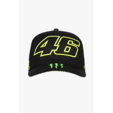 Kšiltovka VR46 Valentino Rossi - černá #46 Kšiltovka VR46 Valentino Rossi - černá #46