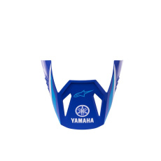 kšilt pro přilby S-M3 YAMAHA kolekce, ALPINESTARS, dětská (modrá/bílá)
