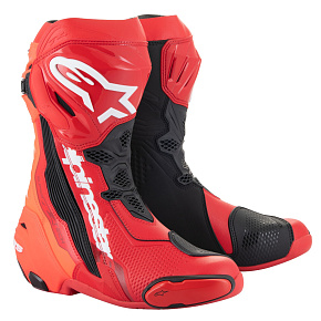 boty SUPERTECH R, ALPINESTARS (červená fluo/červená) 2027