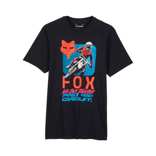 Pánské triko Fox Fox X Pro Circuit Prem s Tee  Black