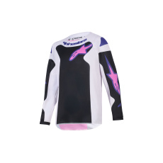 dres FLUID GRID YOUTH, ALPINESTARS, dětské (černá/světle šedá/fialová) 2026